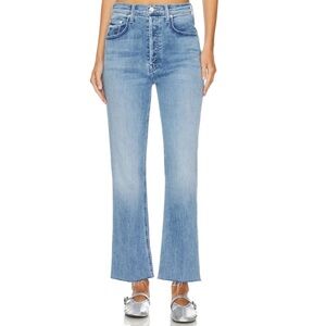 MOTHER The Tripper Ankle Fray in Riding the Cliff Side Blue Wash Size 27